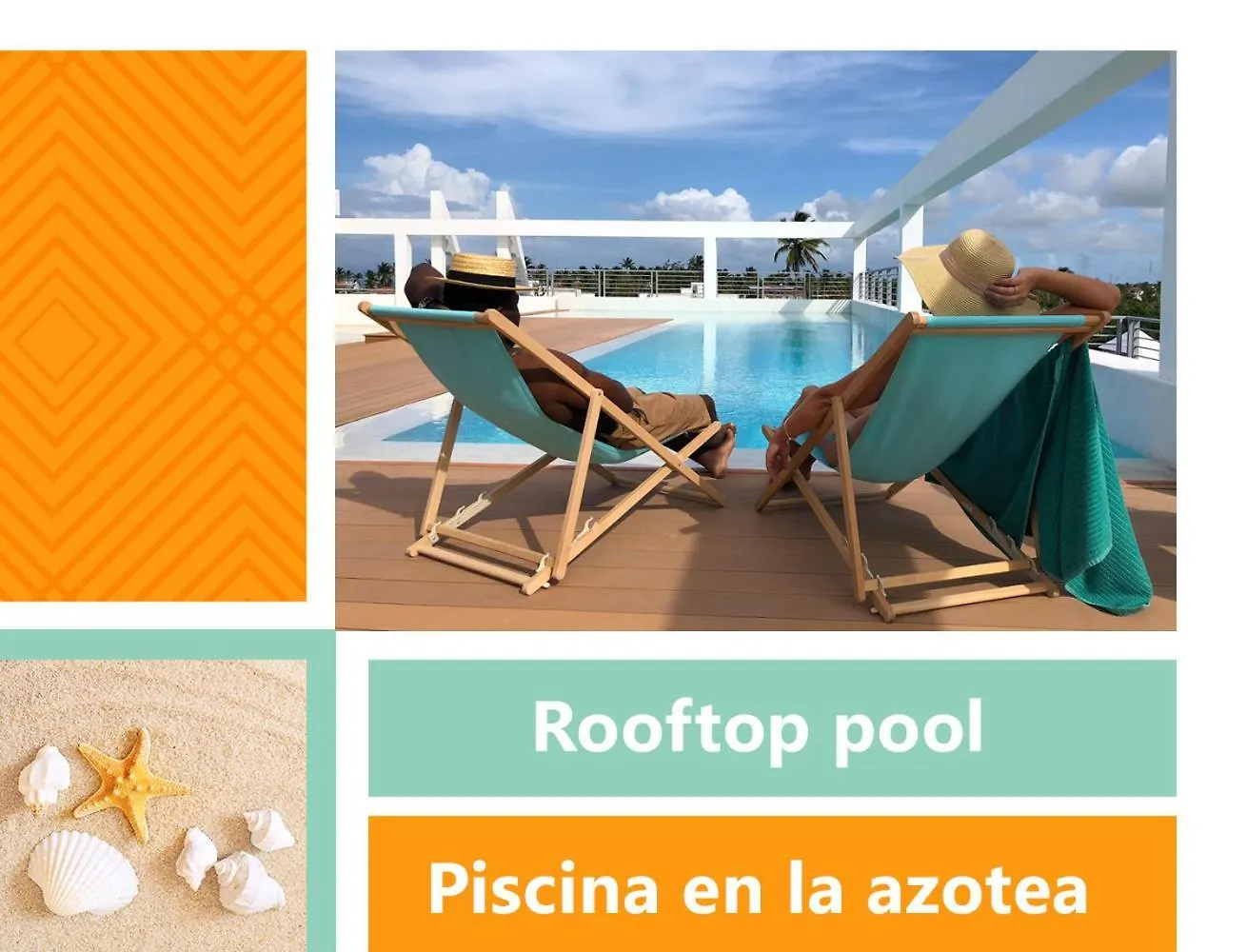 ***** Hotel Vacation Suites With Rooftop Pool, Spa, Restaurants - Playa Los Corales Punta Cana Dominican Republic